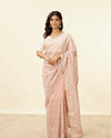 Baby Pink Stone Work Saree image number 0